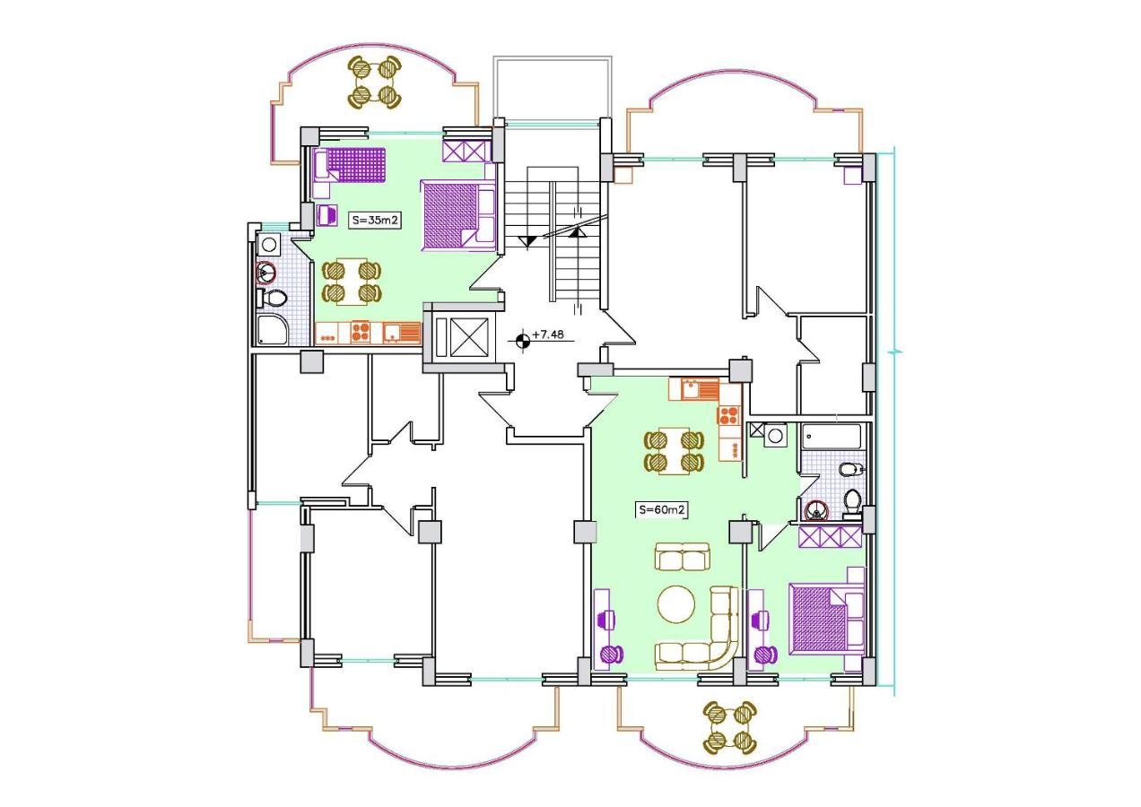 Apartment Urania_1 Sarandë Eksteriør billede